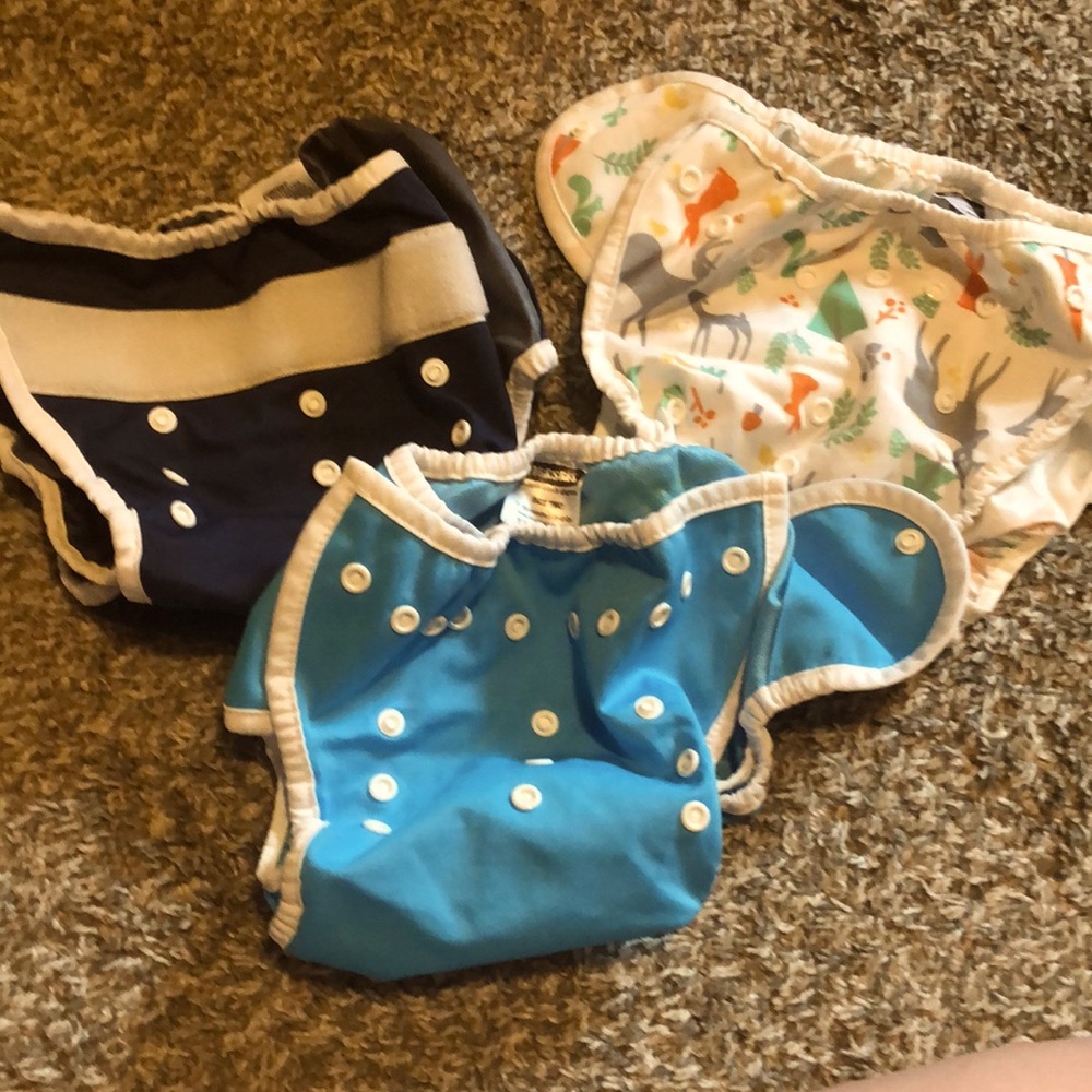 3 Thirsty cloth diaper covers
